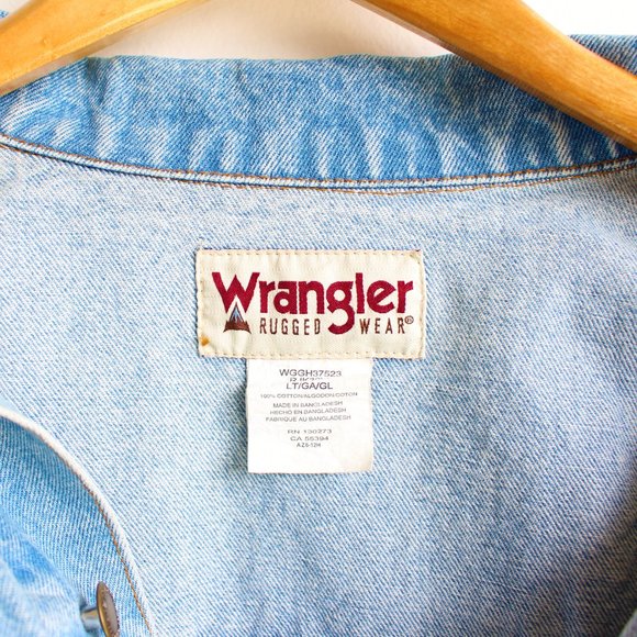 Vintage Wrangler Blue Denim Jacket - Picture 4 of 4